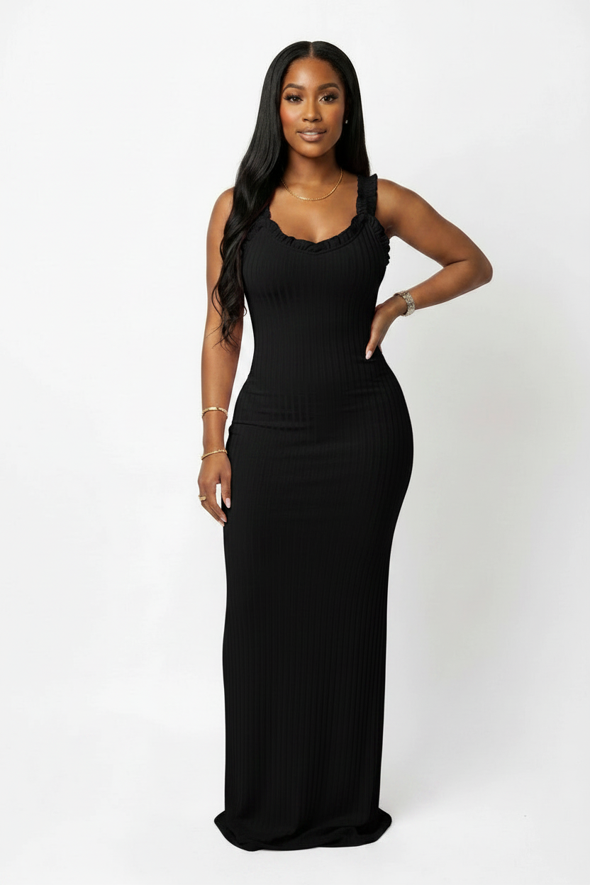 Riley Maxi Dress (Black)
