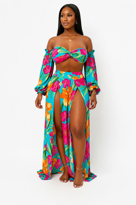 Tropical Temptation 3 Piece Swim Set