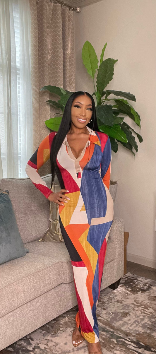 Mixed Feelings Maxi Dress